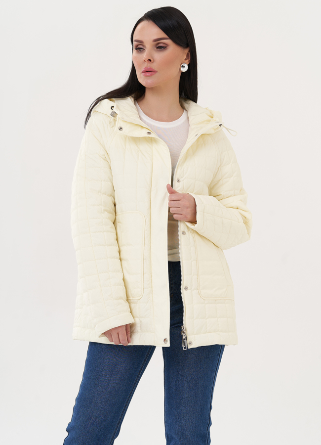 Женская куртка с капюшоном модель № 27014 в рассрочку