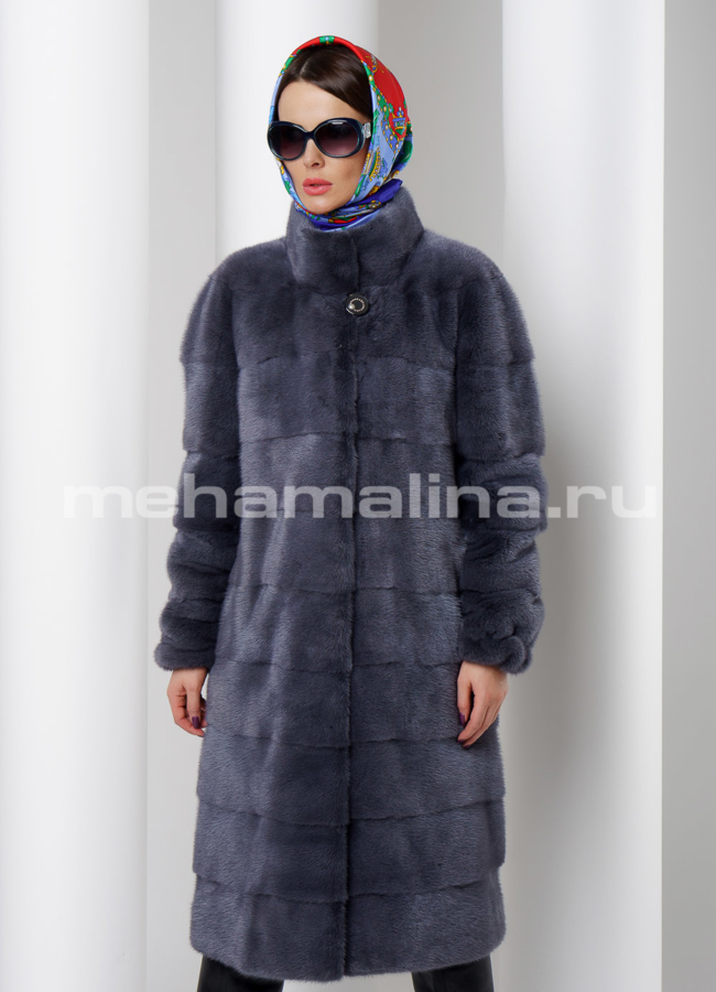 Шуба из скандинавской норки  модель № S-511 универмаг малина