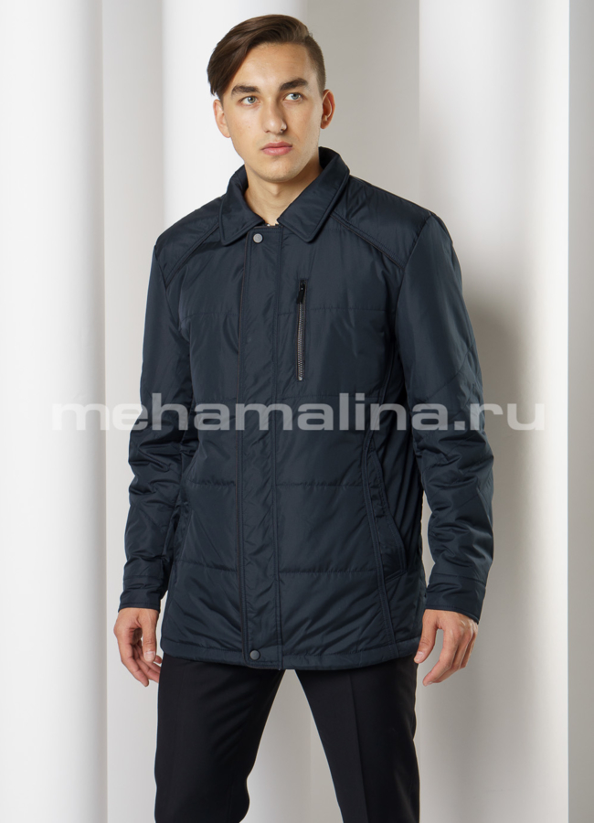 Утепленная куртка с отложным воротником модель № 1921 универмаг малина Утепленная куртка с отложным воротником модель № 1921 универмаг малина