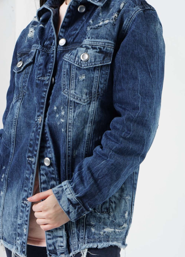 Куртка джинсовая  модель № 377 в кредит