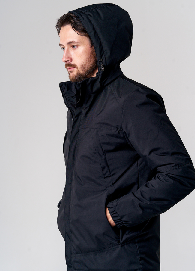 Мужская утепленная куртка с капюшоном модель № 159-01 универмаг малина