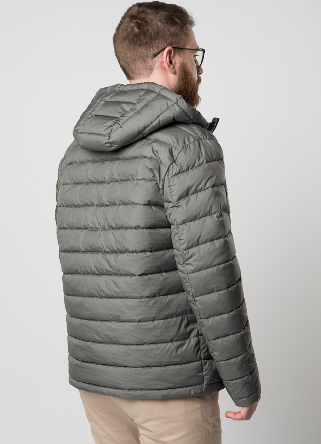 Мужская утепленная куртка с капюшоном модель № M9033 универмаг малина