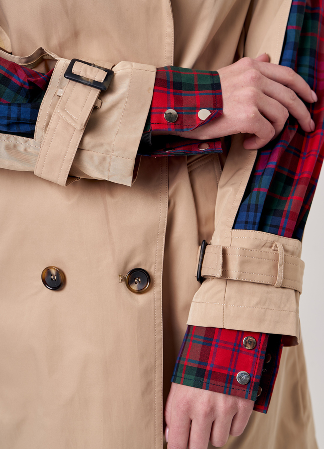 Тренч женский бежевого цвета модель № 20704 универмаг малина