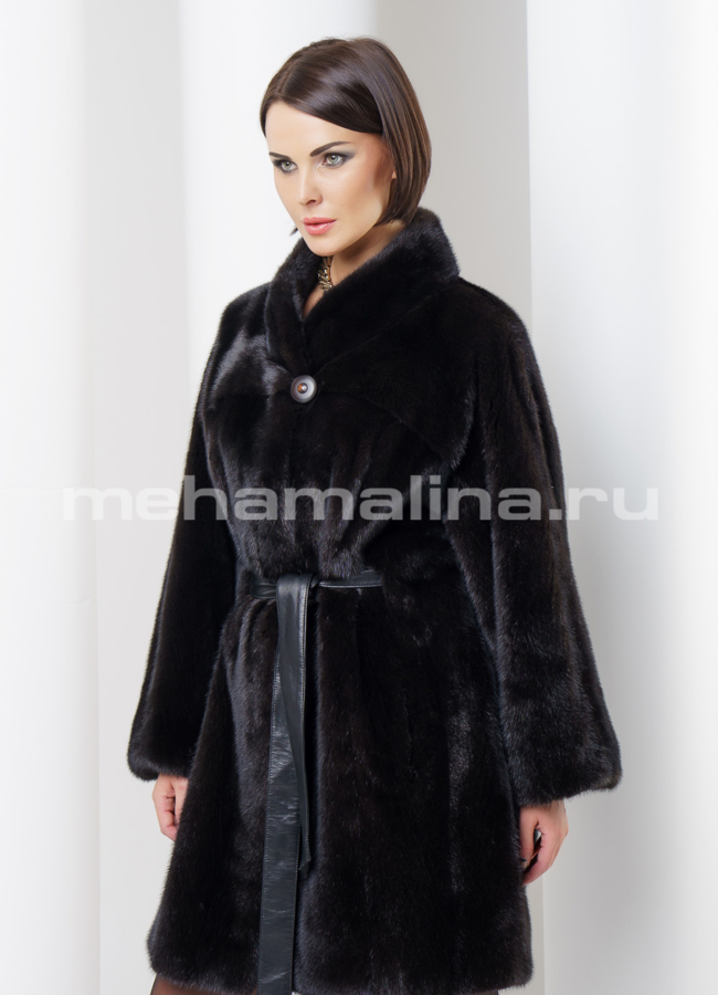 фото Шуба из скандинавской норки модель № S-455