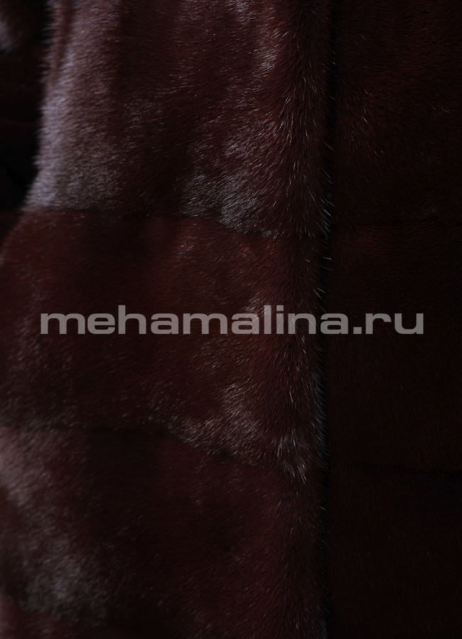 Норковая шуба модель № S-701 универмаг малина