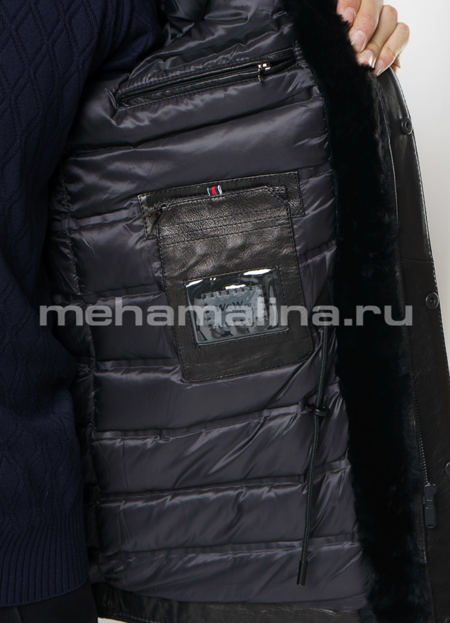 Мужской пуховик модель № ПМ-95 универмаг малина