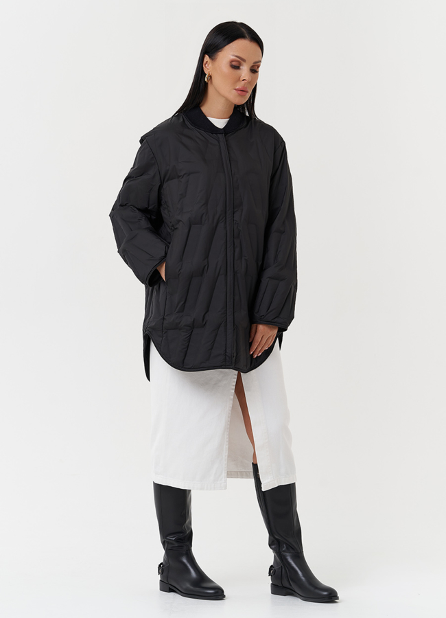 Стеганая куртка на утеплителе модель № 28821 в рассрочку