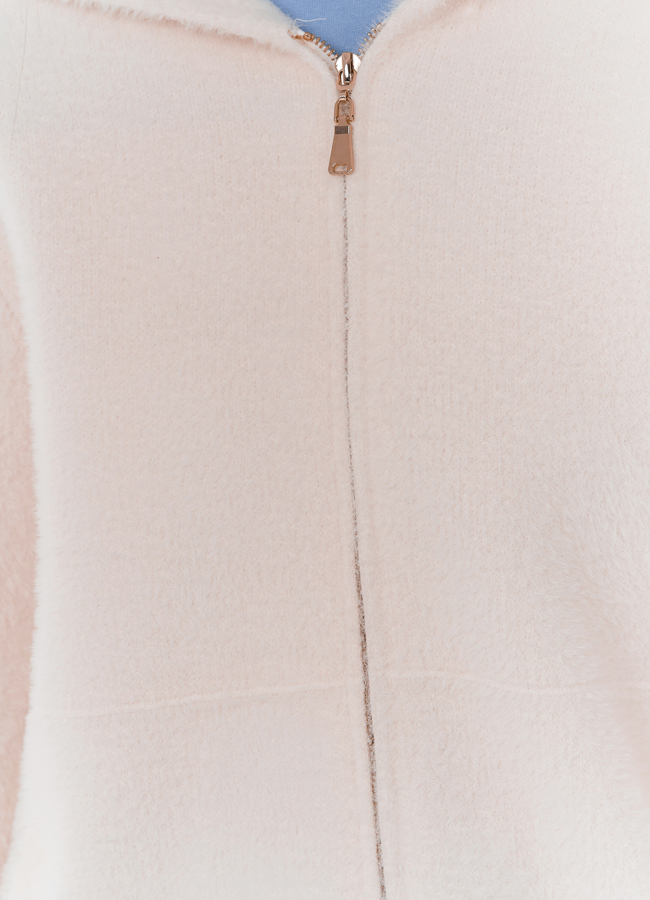 Женский кардиган с капюшоном  модель № 22512 универмаг малина