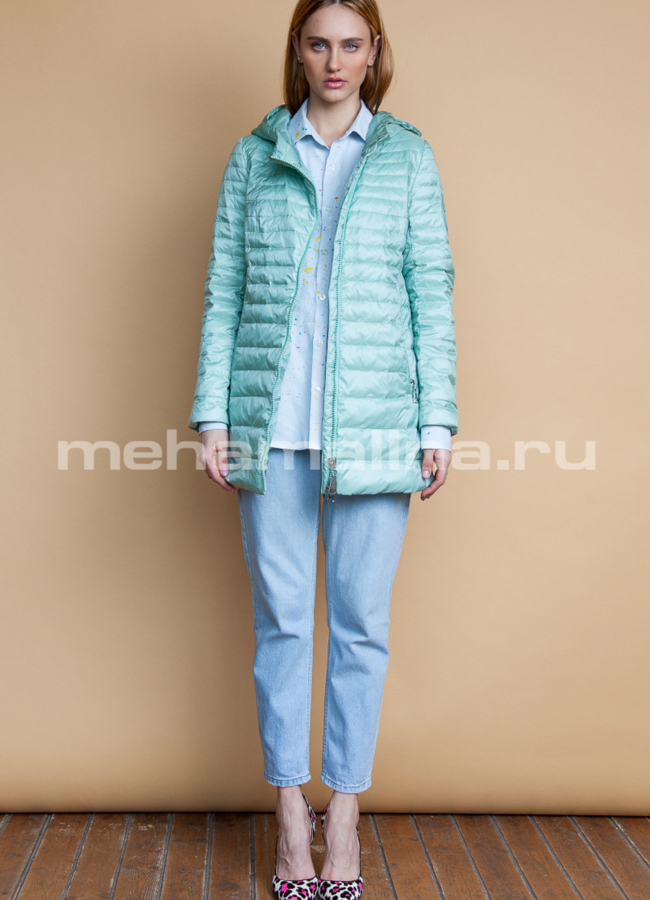 Весенняя куртка с капюшоном  модель № PK-32 в рассрочку