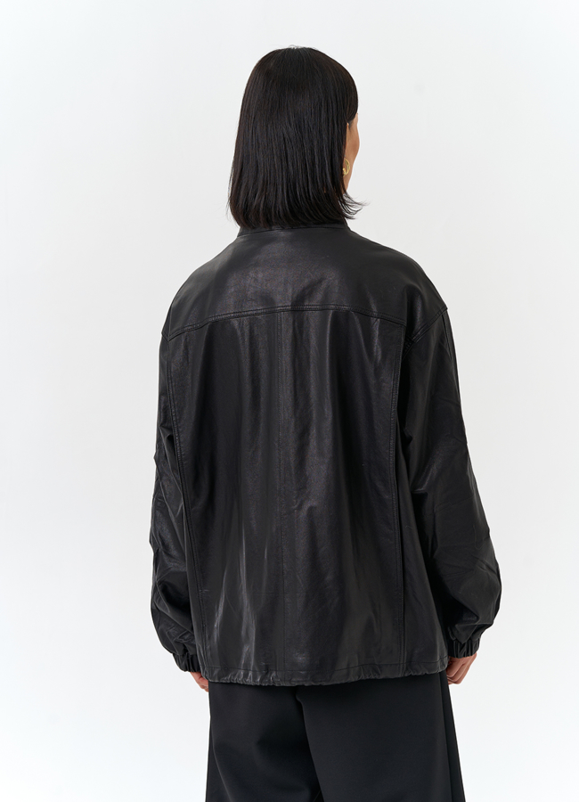 Женская куртка из натуральной кожи  модель № 32531 в рассрочку