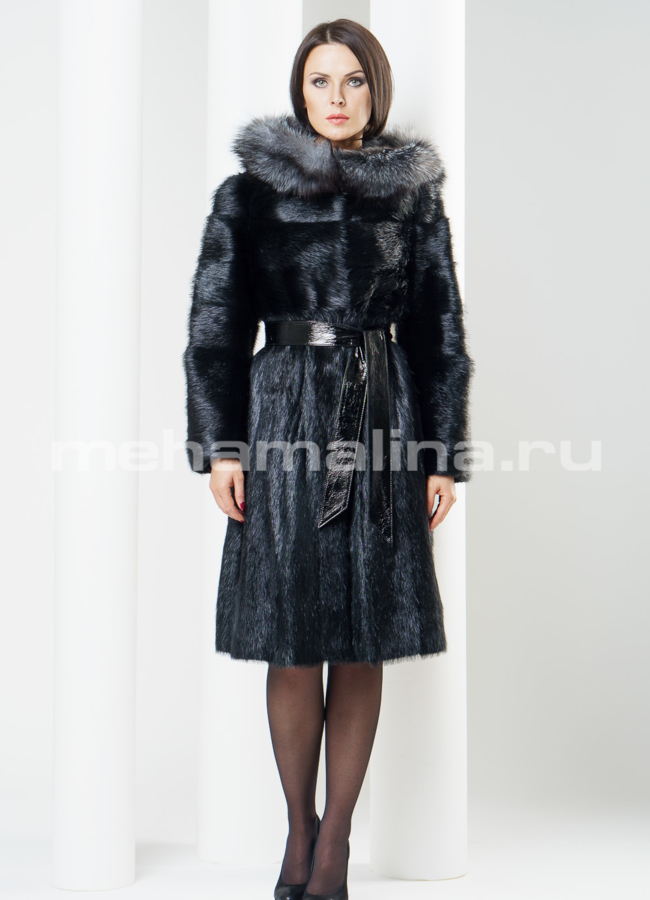 Шуба нутрия 