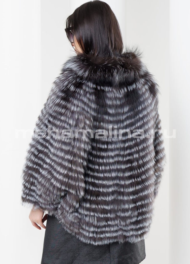 Облегченное Болеро из чернобурки модель № S-410 в кредит