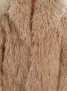 Женская шуба из меха ламы Женская шуба из меха ламы