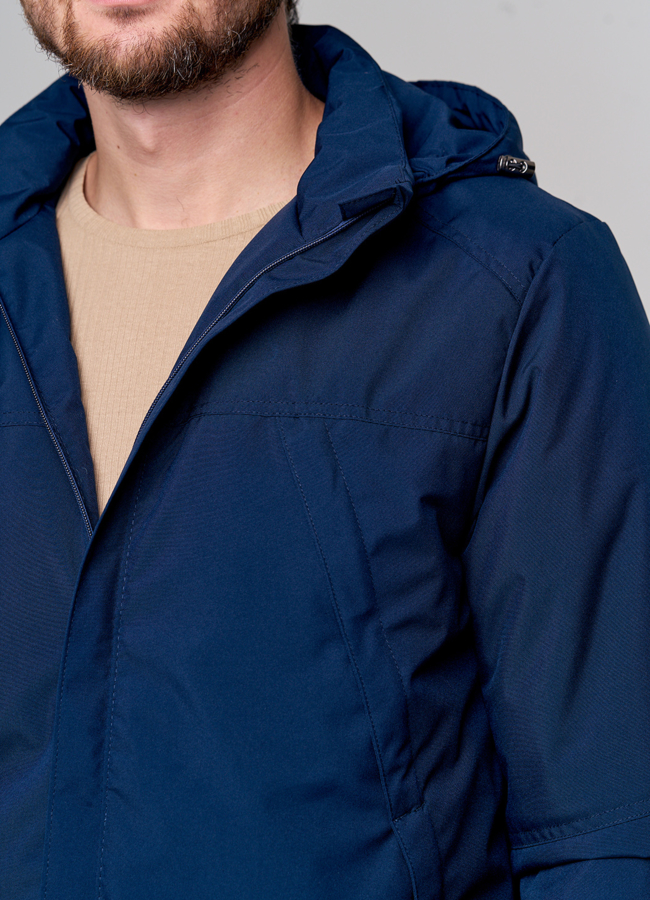 Куртка утепленная с капюшоном модель № MC-159-02 универмаг малина