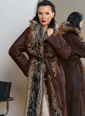 Женская дубленка из овчины Cortos