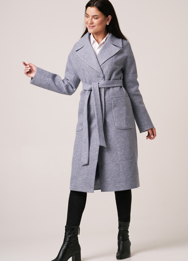 Женское демисезонное пальто модель № 5585 в рассрочку