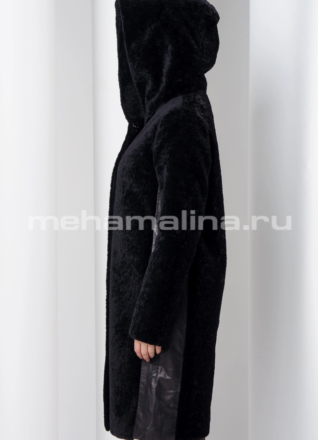 Меховое пальто модель № K-389 универмаг малина