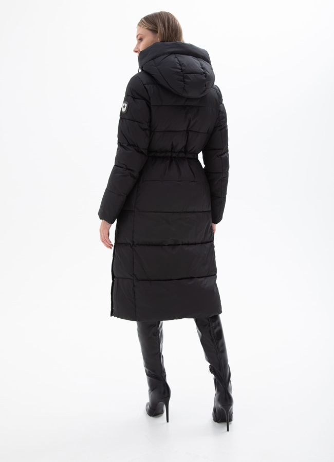 Пуховик женский с капюшоном  модель № 25513 в рассрочку