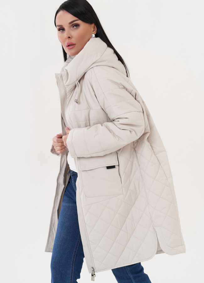 Пуховик с капюшоном модель № 26976 в рассрочку