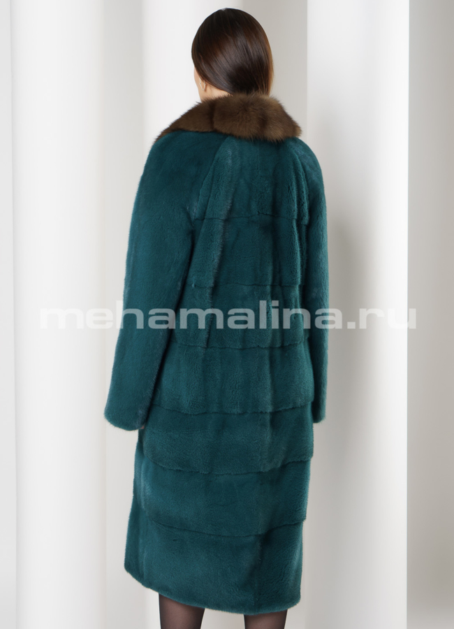 Норковая шуба  модель № S-683 в кредит