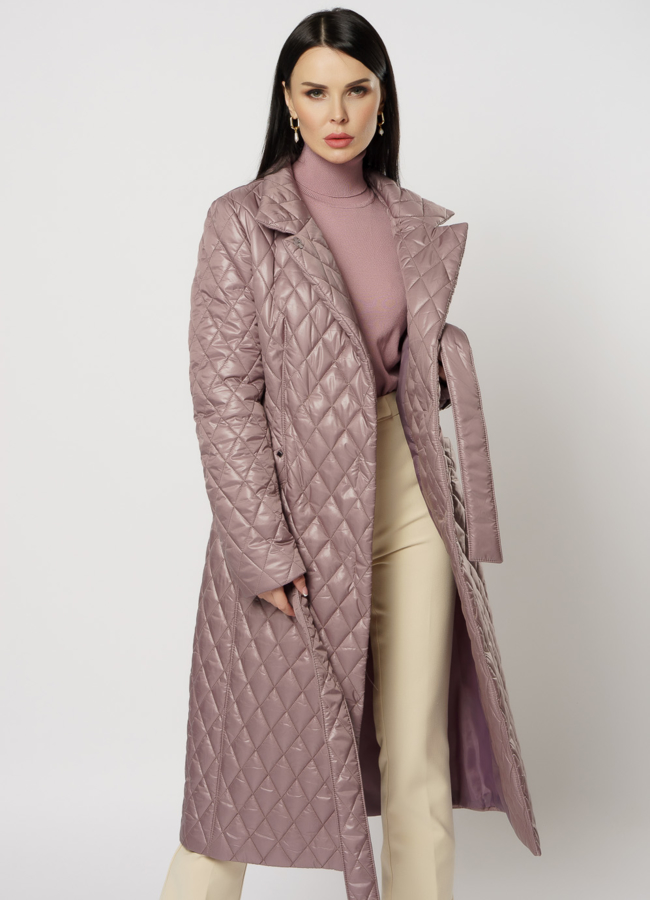 Пальто женское из текстиля на утеплителе модель № 2692 универмаг малина