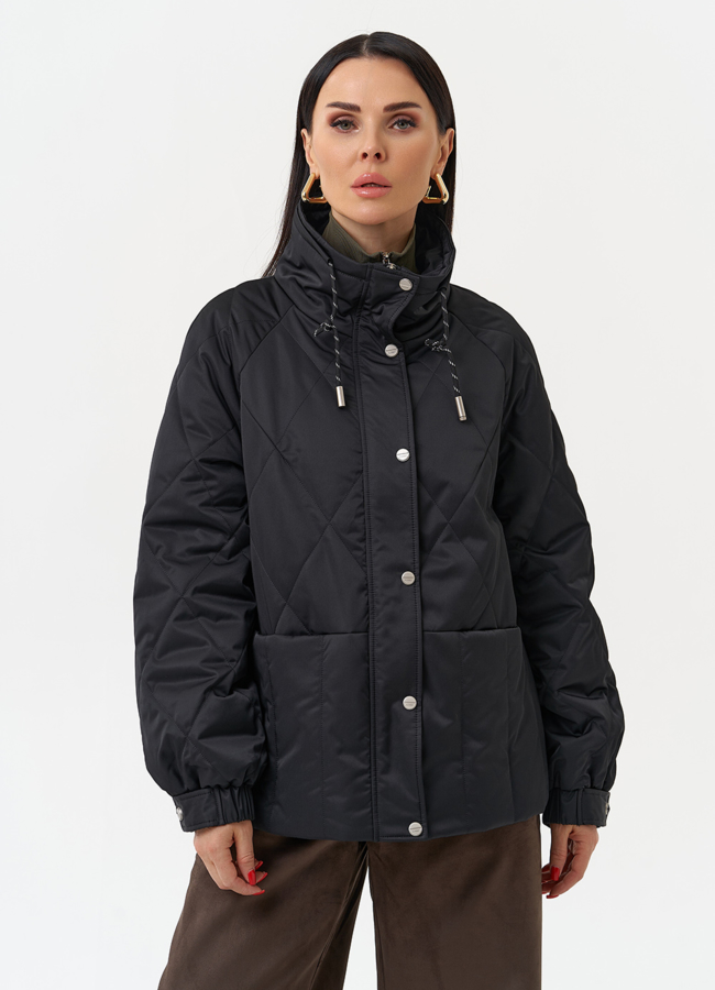 Женская утепленная куртка с воротником стойкой модель № 30035 универмаг малина