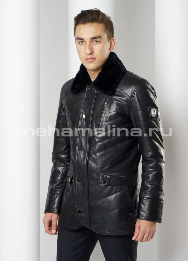 Мужская куртка модель № KP-226 универмаг малина