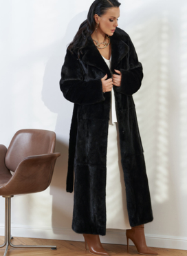 Шуба из меха скандинавской норки Шуба из меха скандинавской норки