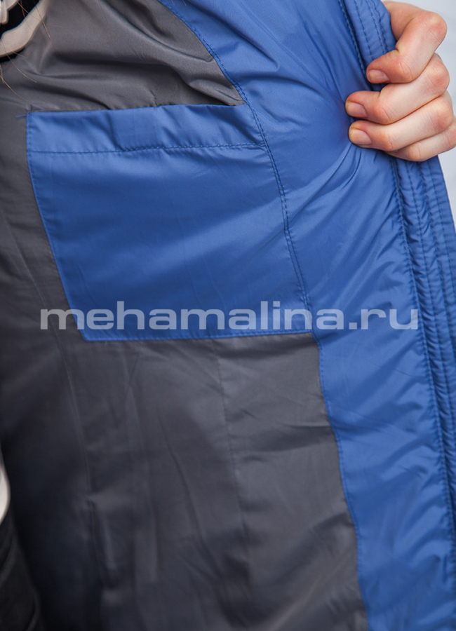 Пуховик с мехом модель № П-178 универмаг малина