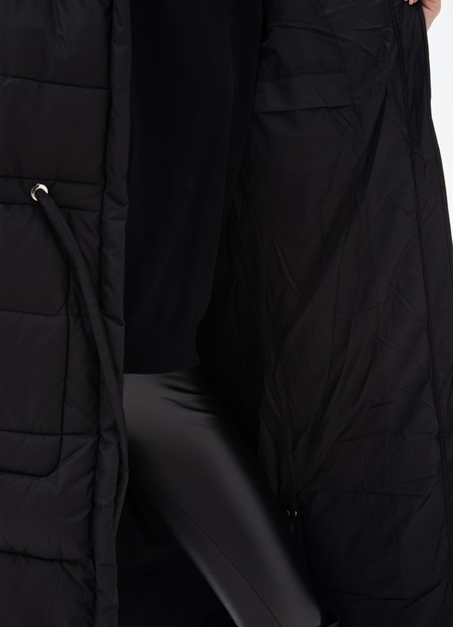 Пуховик женский с капюшоном  модель № 25513 универмаг малина