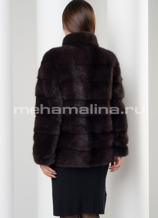 Укороченная шуба модель № S-589 в кредит
