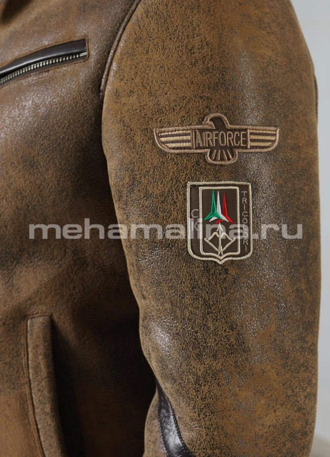 Дубленка пилот мужская  модель № DM-129 универмаг малина