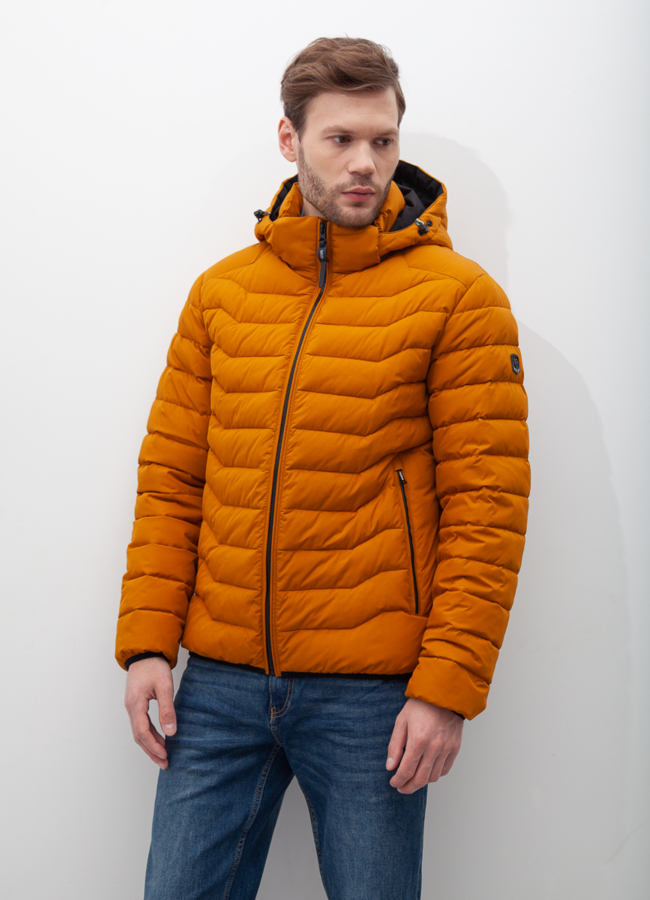 фото Куртка мужская с капюшоном модель № 21016