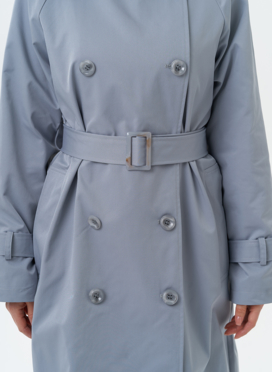 Женский плащ с английским воротником