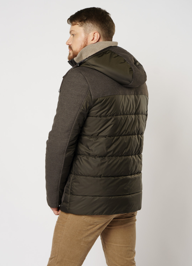 фото Куртка на молнии со съемным капюшоном модель № DM-135