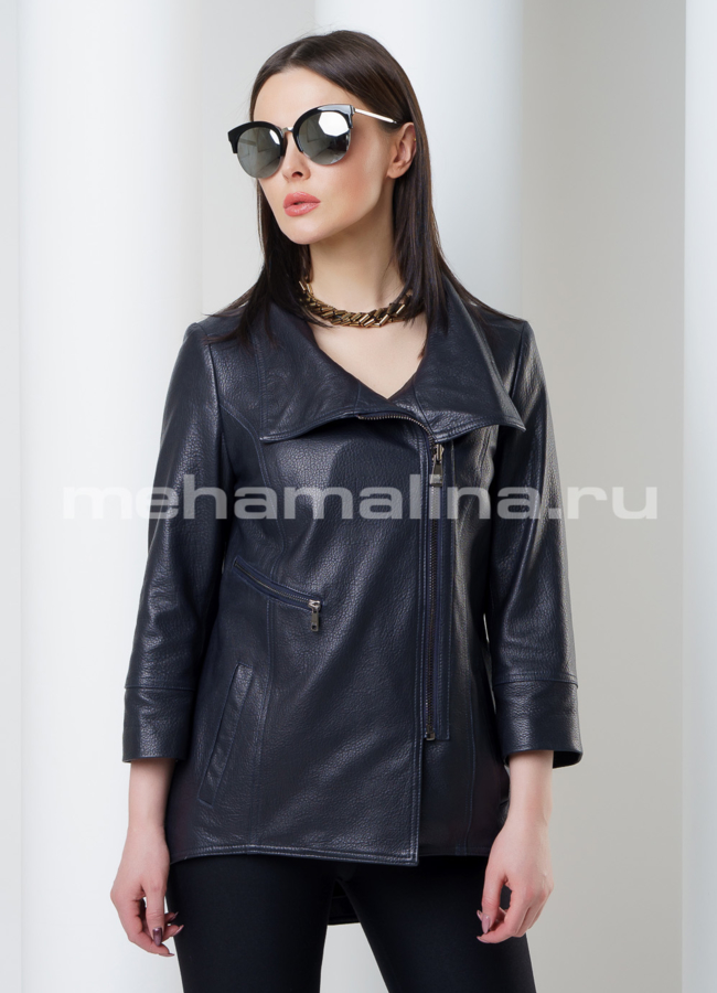 Куртка из кожи модель № K-369 универмаг малина