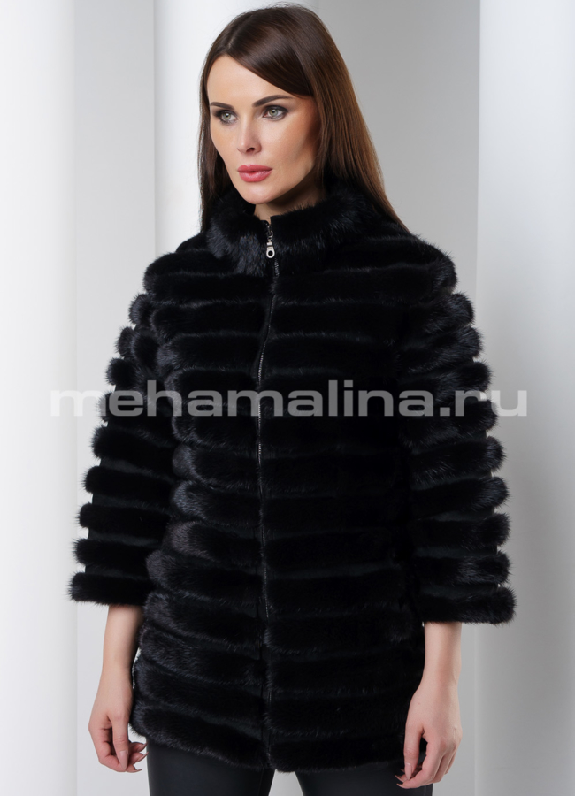 Норковый жакет модель № M-138 универмаг малина