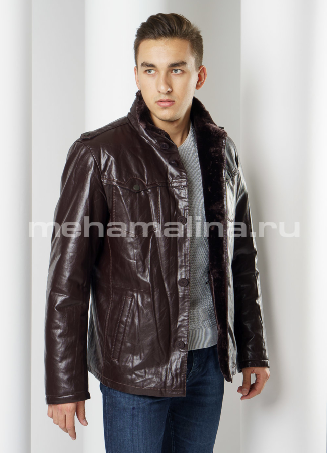 Эко дубленка  модель № DM-118 универмаг малина