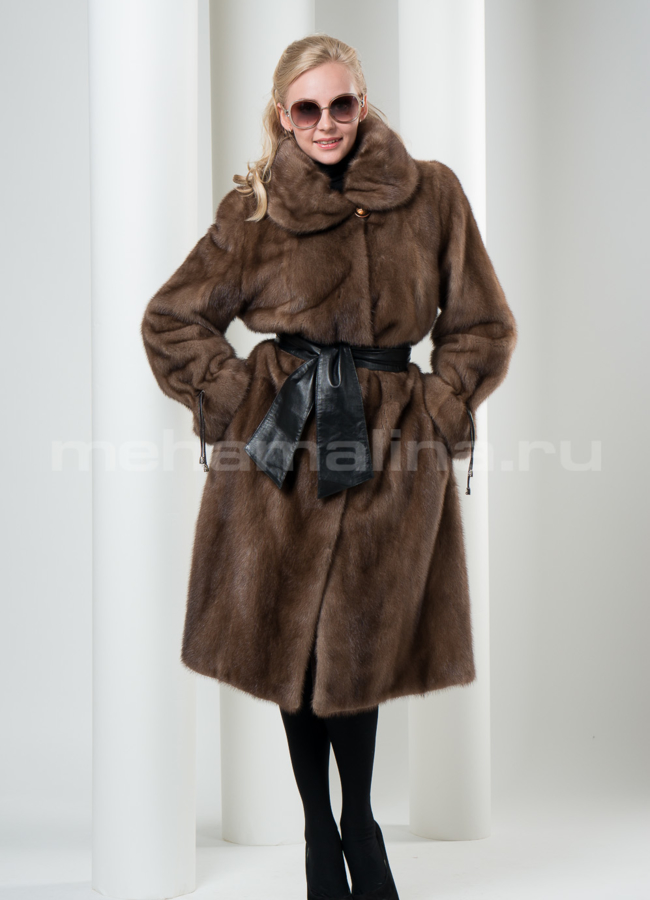 фото Шуба из норки цвет 