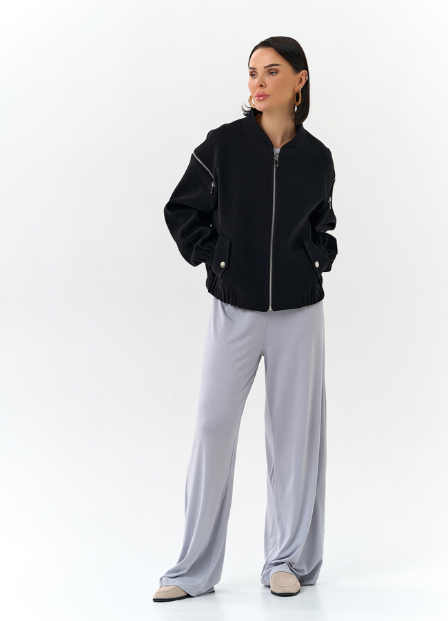 Женское короткое пальто бомбер модель № 32682 в кредит