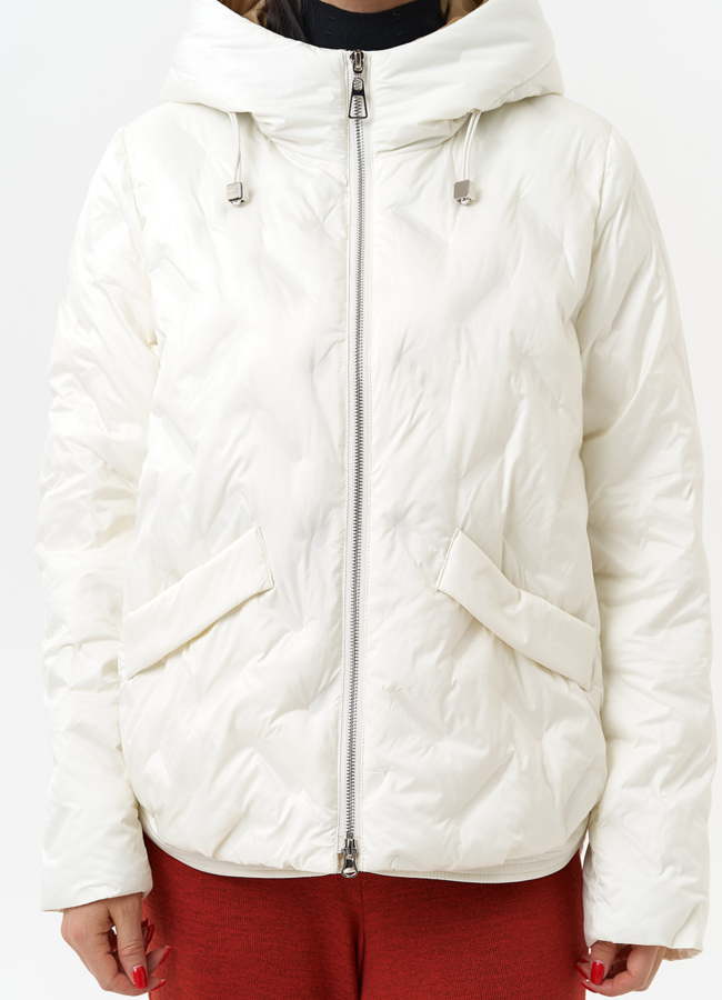 Женская утепленная куртка с капюшоном модель № 29945 универмаг малина