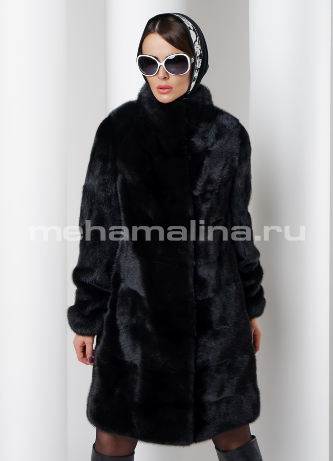 Шуба из скандинавской норки модель № S-521 универмаг малина