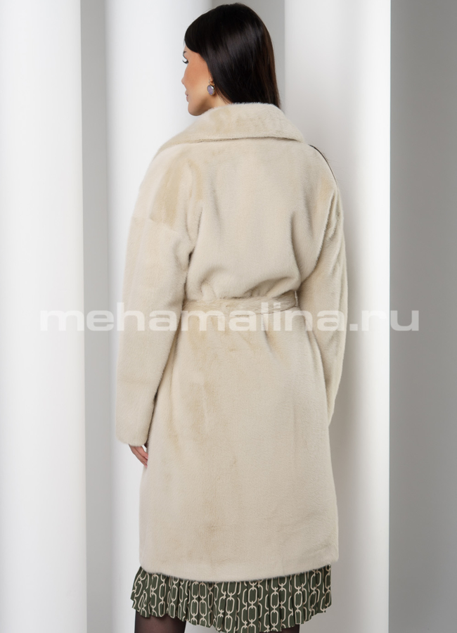 Женское ворсовое пальто модель № 058 в кредит