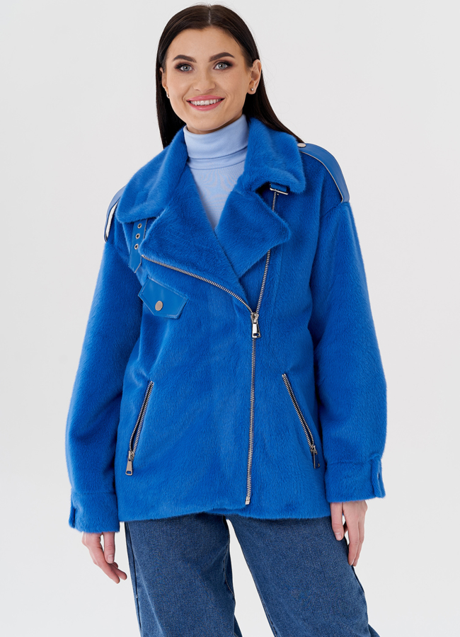 Женское укороченное пальто 