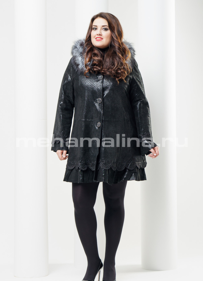 фото Манто с капюшоном модель № K-291