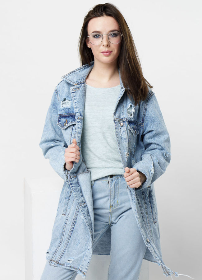 Куртка джинсовая  модель № 351 универмаг малина