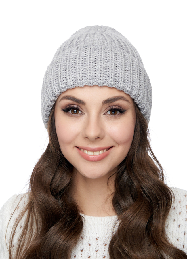 Шапка женская  модель № 76783 меха малина