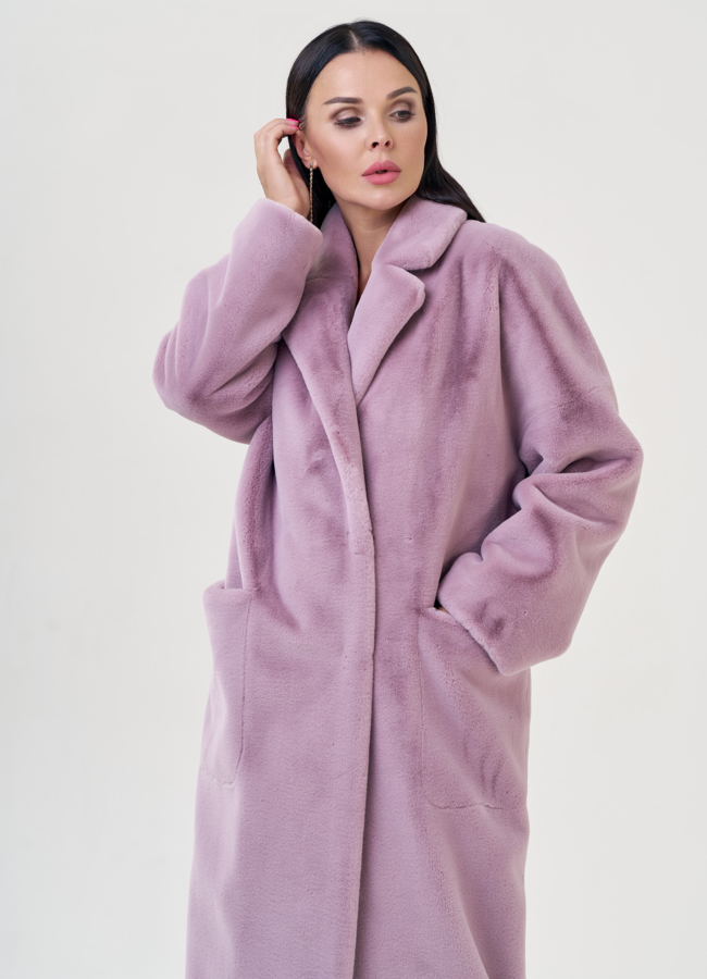 Женское пальто с английским воротником   модель № 23186 в кредит