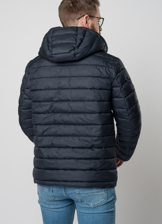 Мужская утепленная куртка с капюшоном модель № M9033 универмаг малина