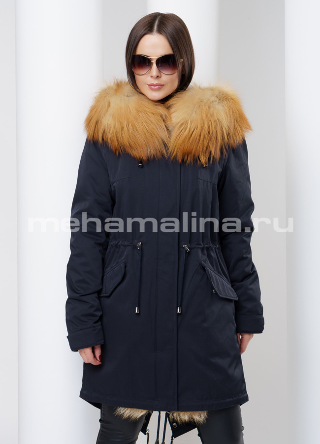 Парка на меху Malina siberian wear модель № П-102 универмаг малина